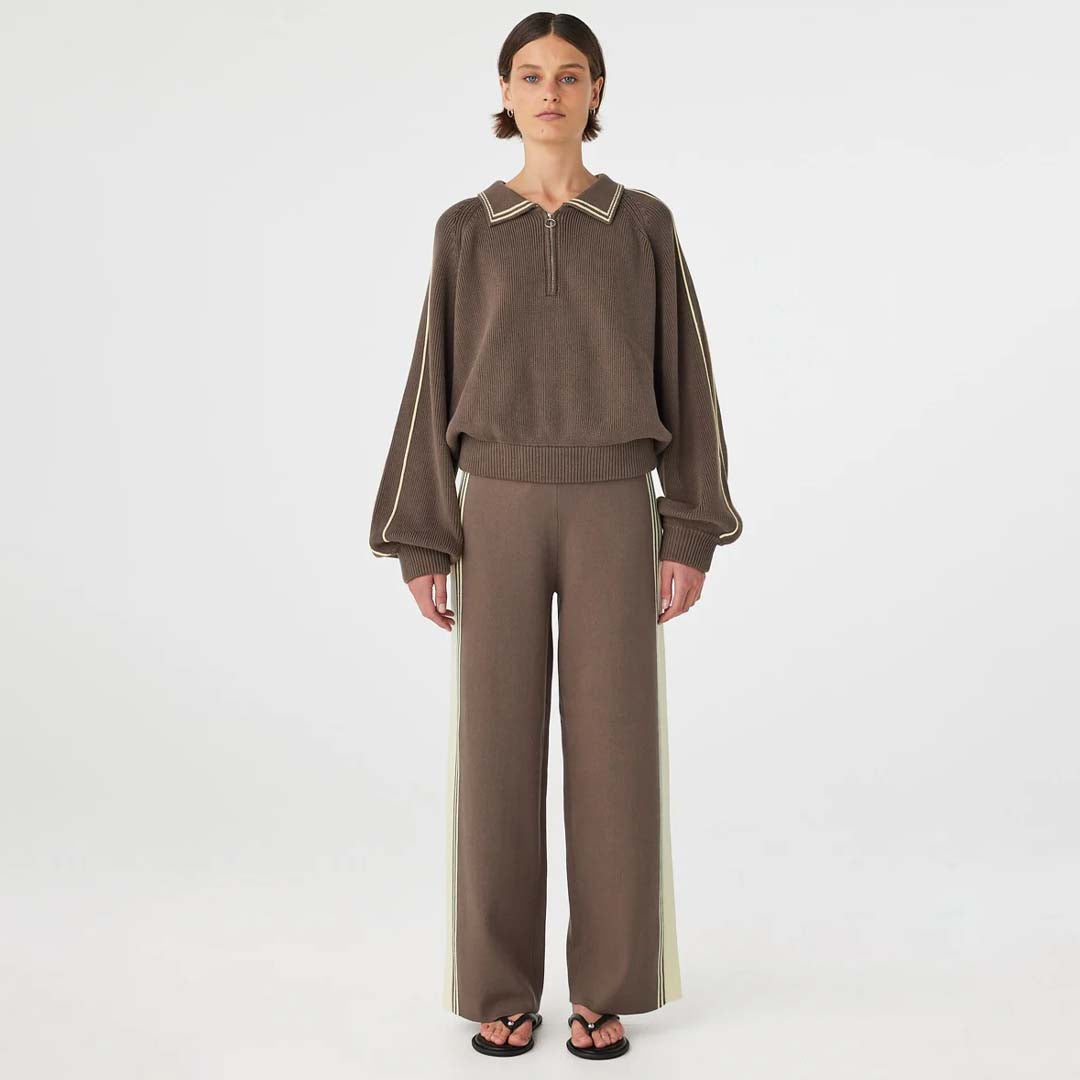 Nella Zip Sweater | Pavement & Butter