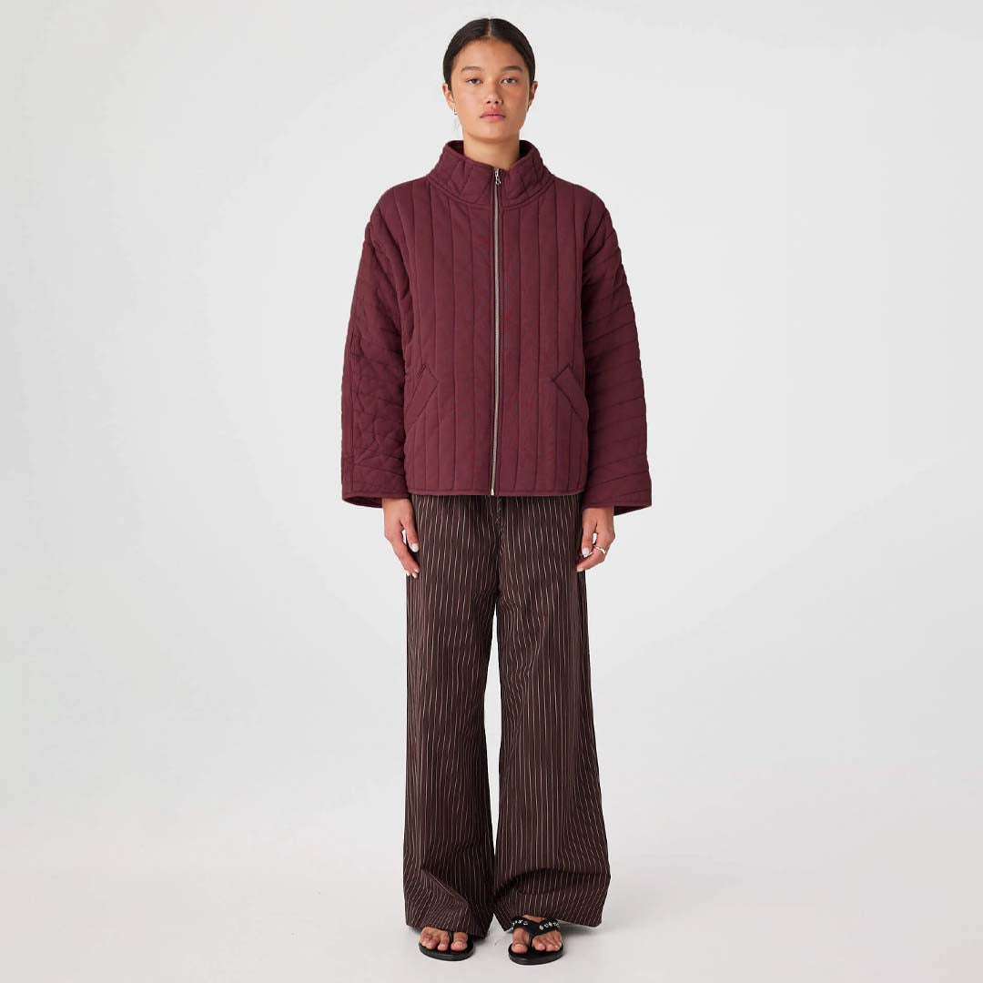 Tessa Jacket | Merlot