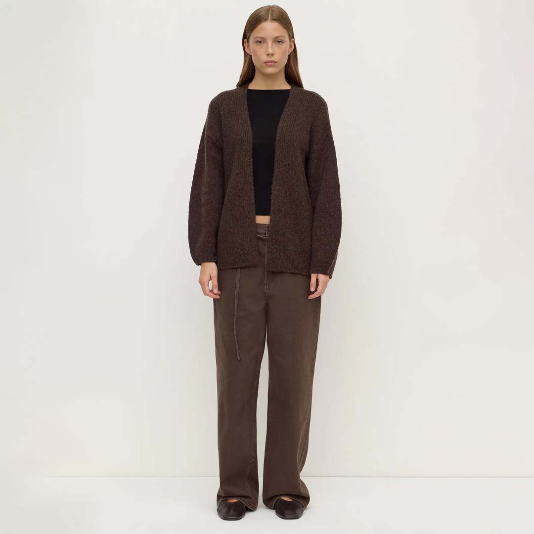 Ariel Knit Cardigan | Dark Chocolate