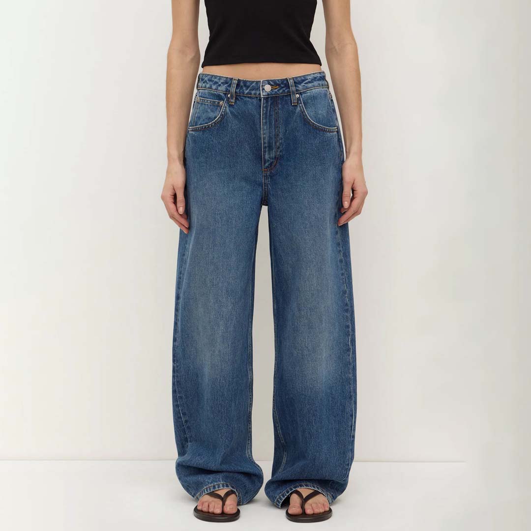 Low Curve Mid Rise Jean | Mid Blue