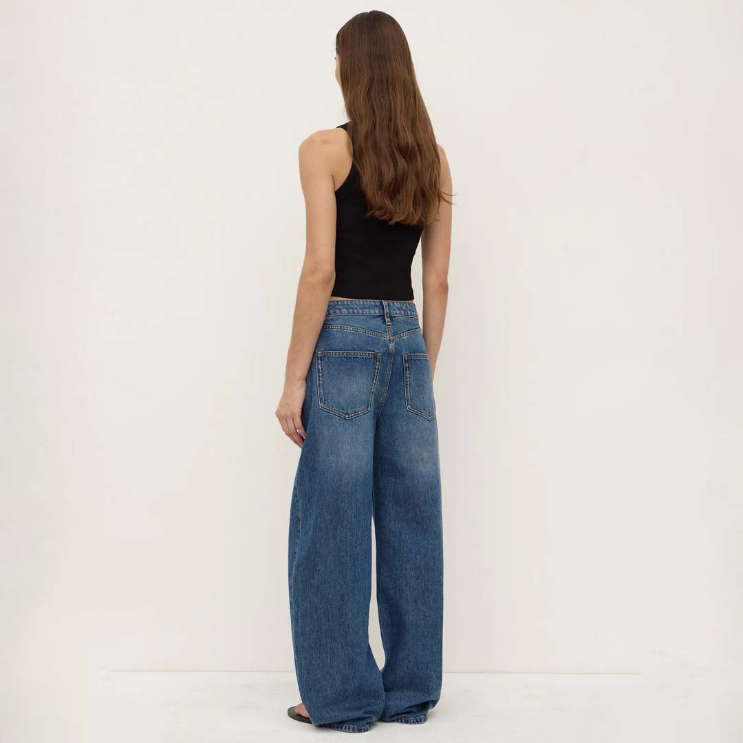 Low Curve Mid Rise Jean | Mid Blue