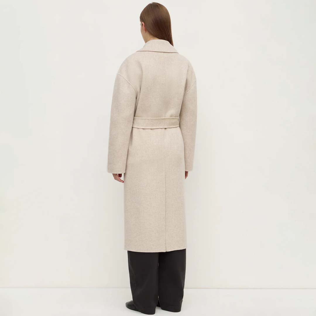Ivy Wool Coat | Oat Marle