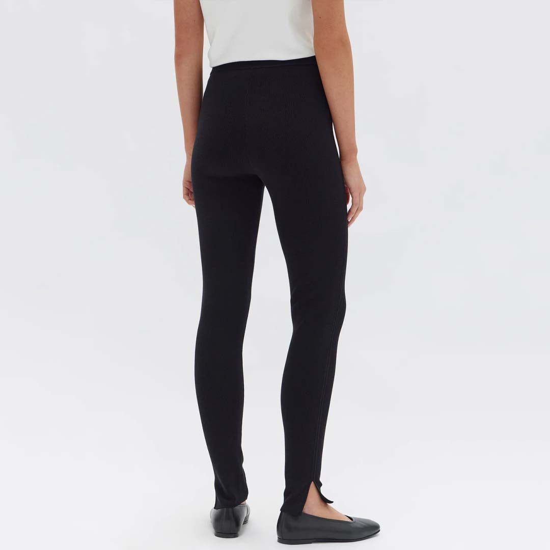 ASPEN KNIT LEGGING | BLACK