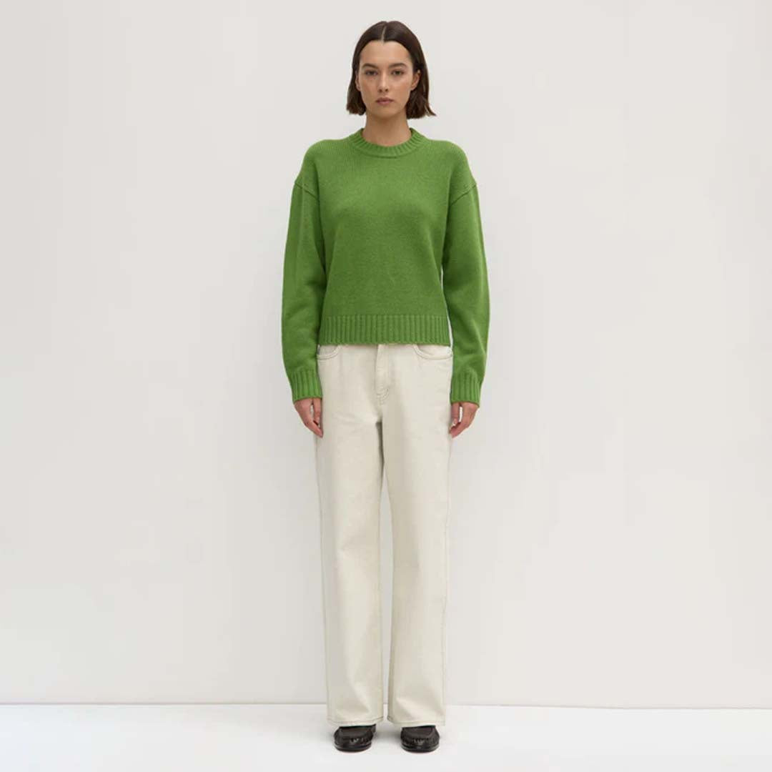 BEAU MERINO WOOL KNIT | TARRAGON