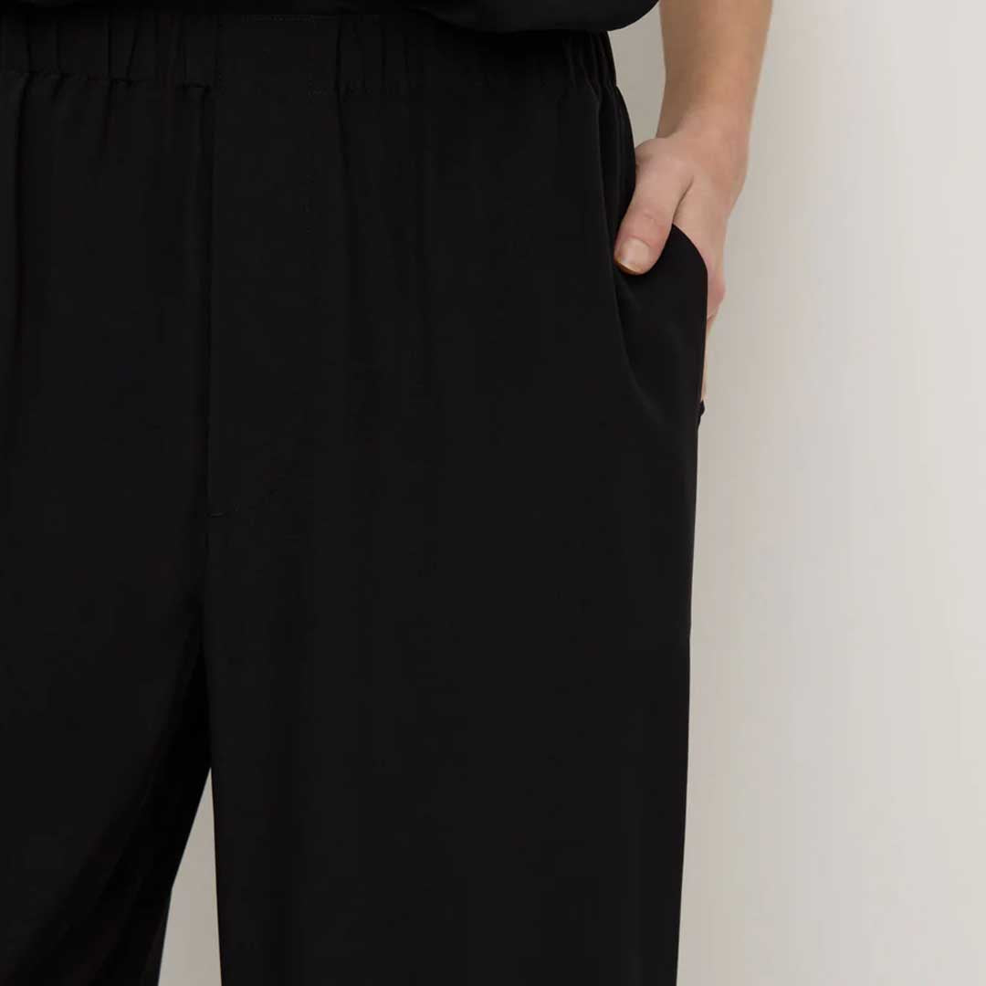 Betty Silk Pant | Black