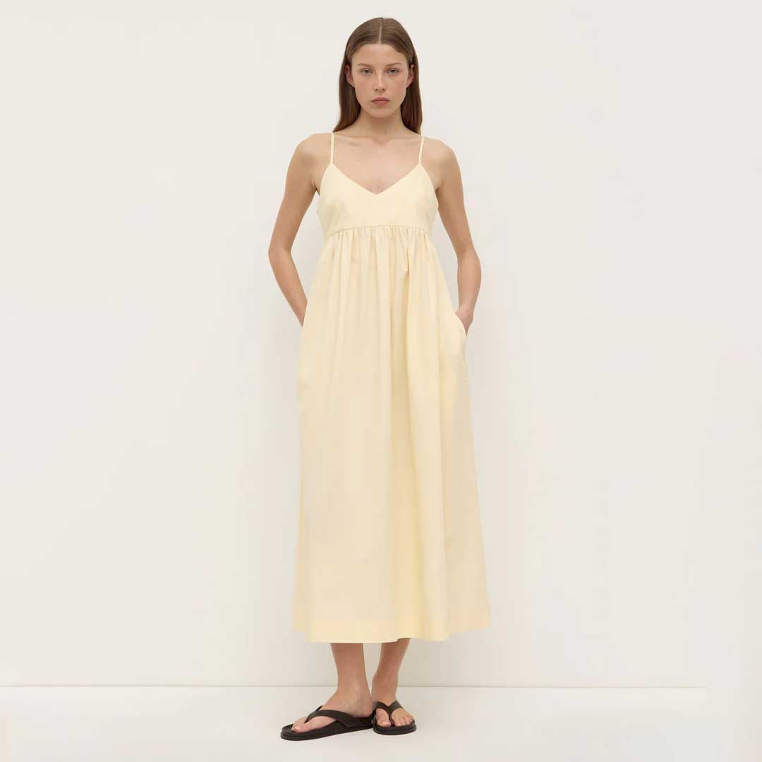 Bronte Poplin Midi Dress | Sorbet