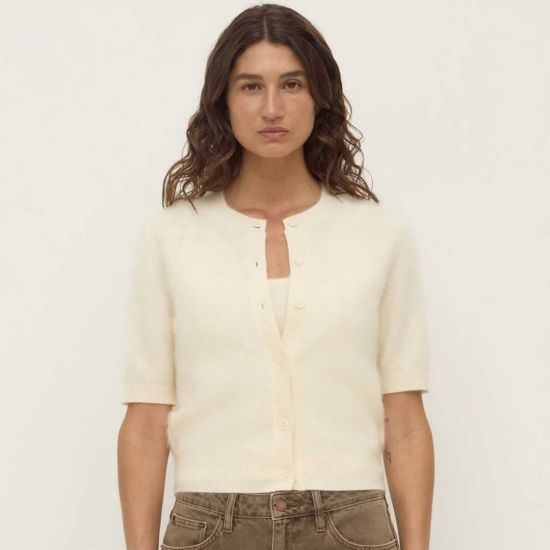 Carina Wool Cardigan | Cream