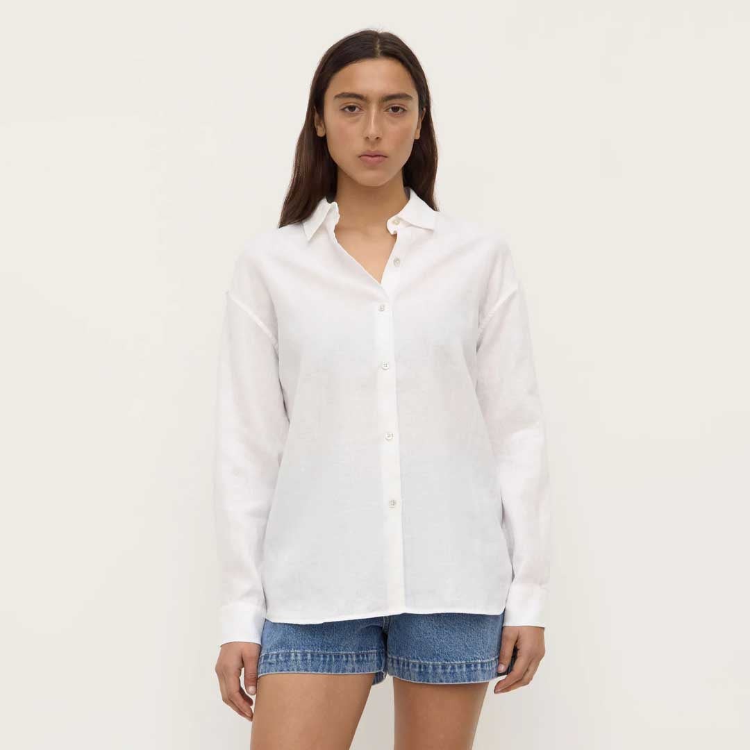 Everyday Linen Shirt | White