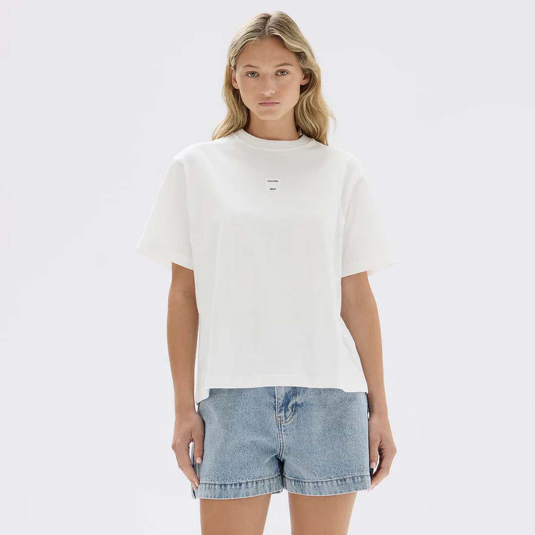 Exhibit Patch Tee | Antique White