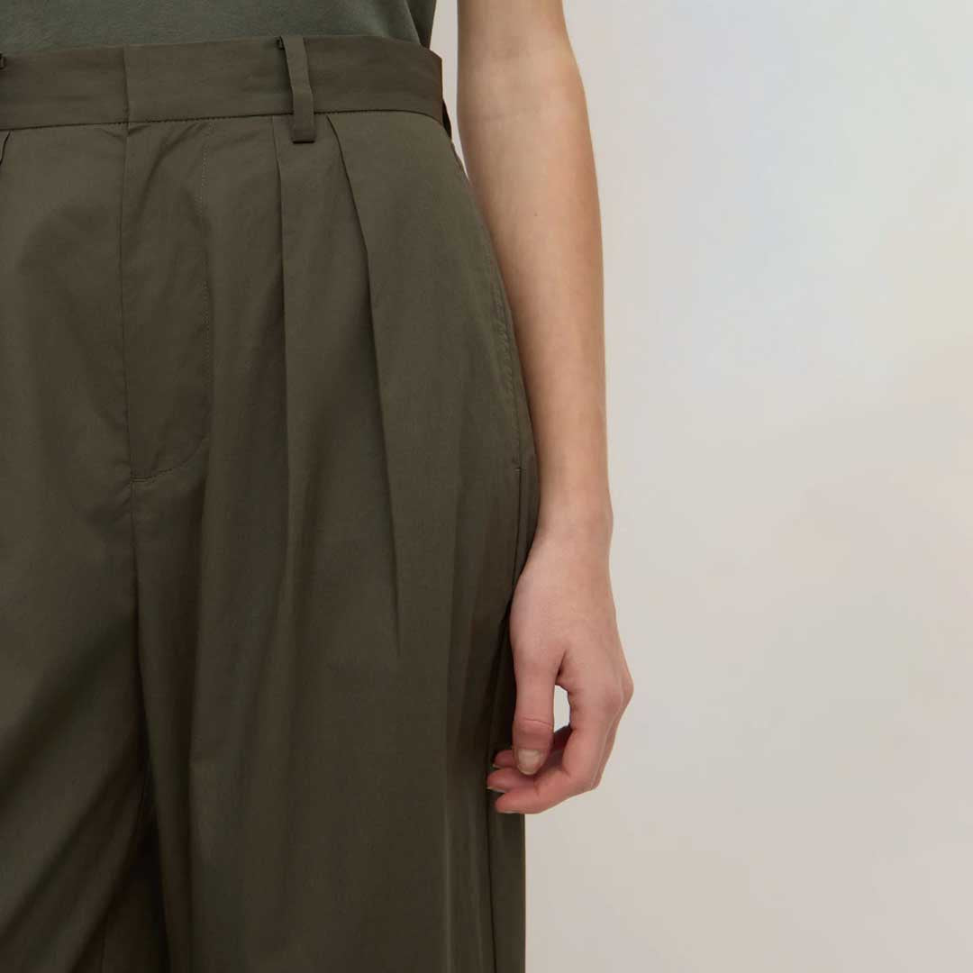 Geno Poplin Pant | Moss