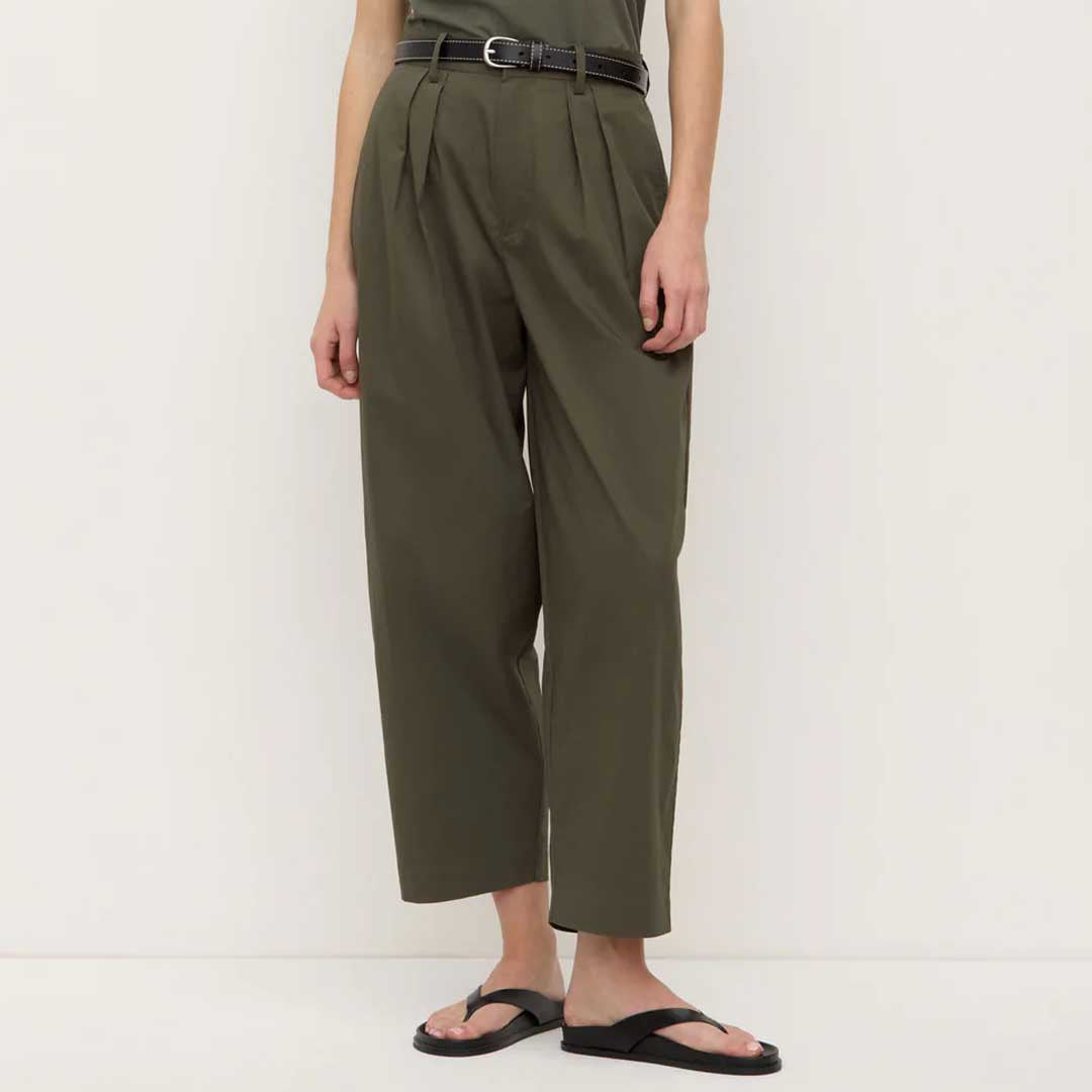 Geno Poplin Pant | Moss