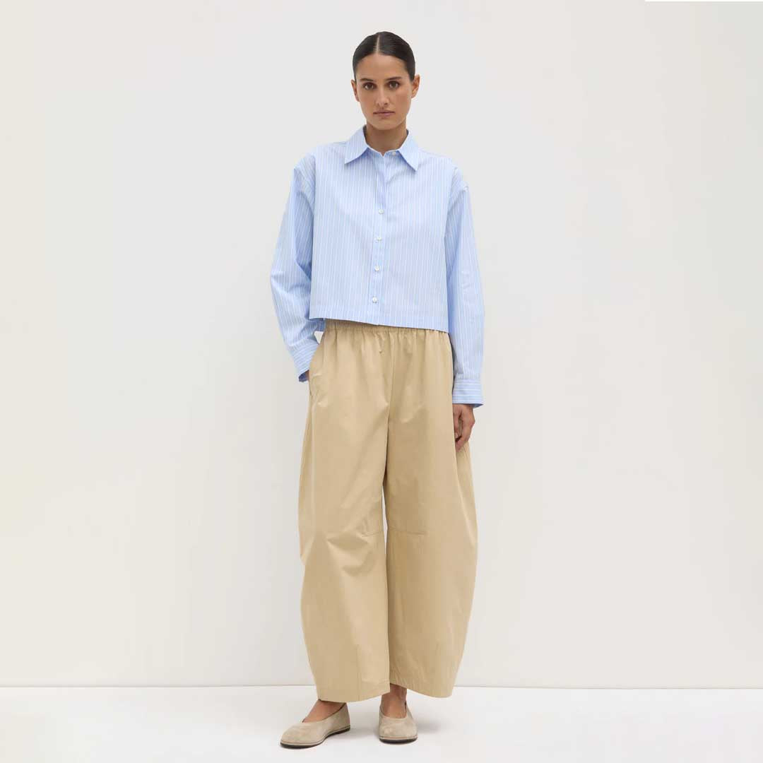 Lola Barrel Pant | Tan