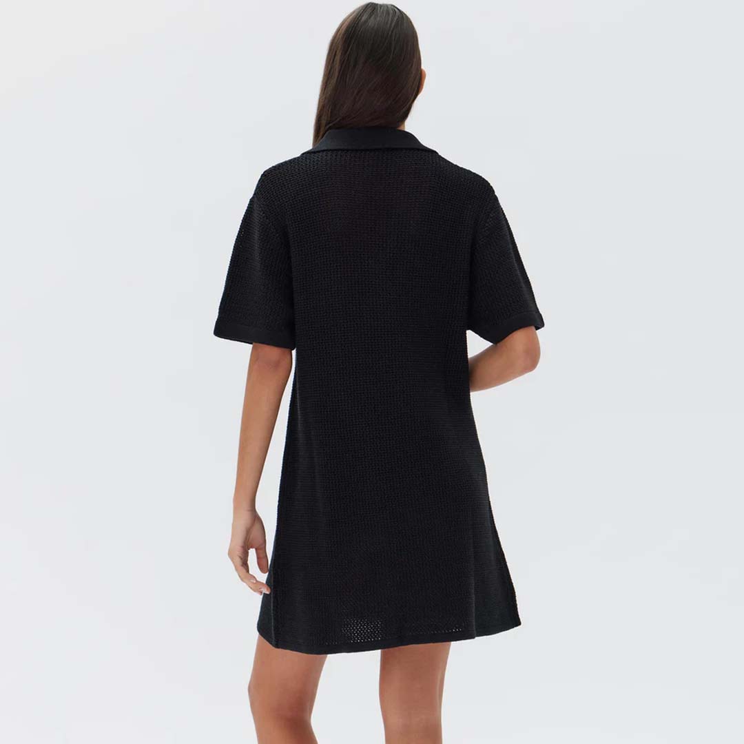 LYDIA KNIT DRESS | BLACK