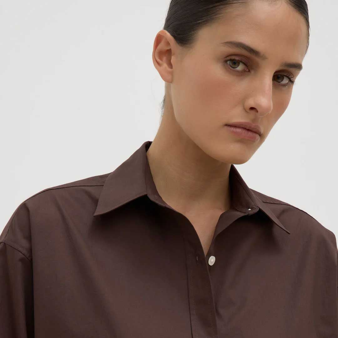 Marigold Poplin Shirt | Ganache