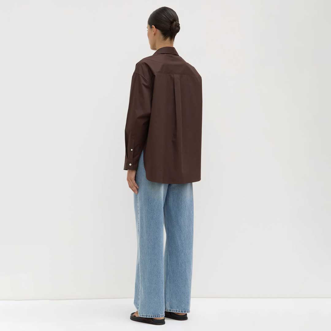 Marigold Poplin Shirt | Ganache