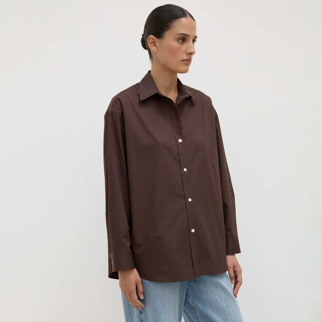 Marigold Poplin Shirt | Ganache