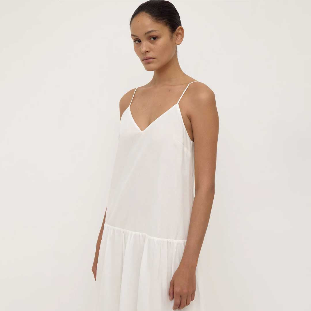 Masie Maxi Dress | White