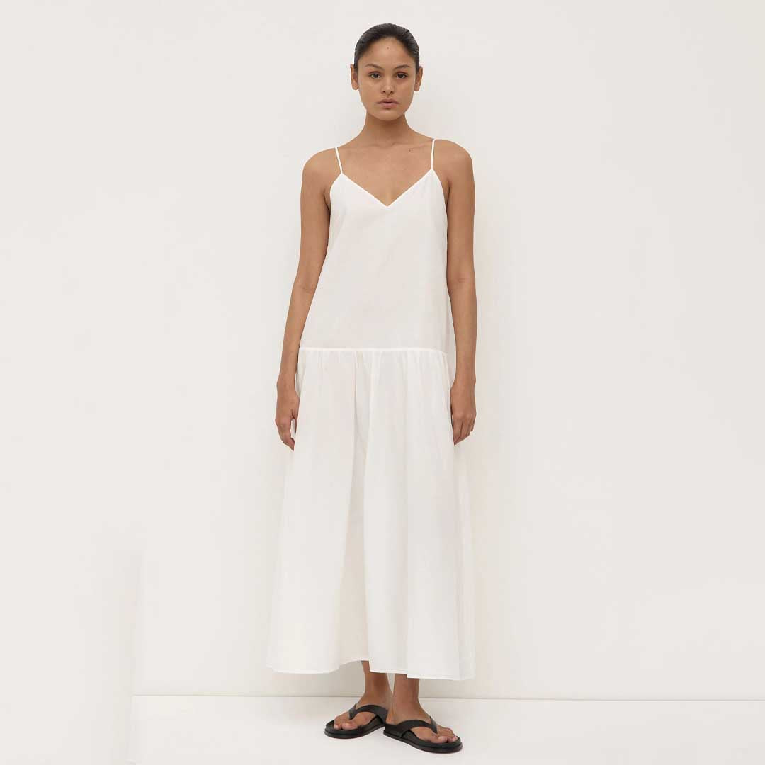 Masie Maxi Dress | White