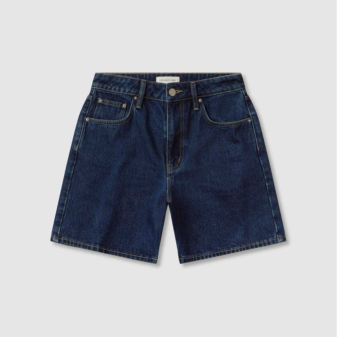 Mid Rise Vintage Denim Short | Heritage Blue