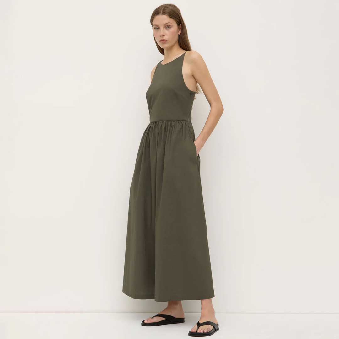 Posie Midi Dress | Moss