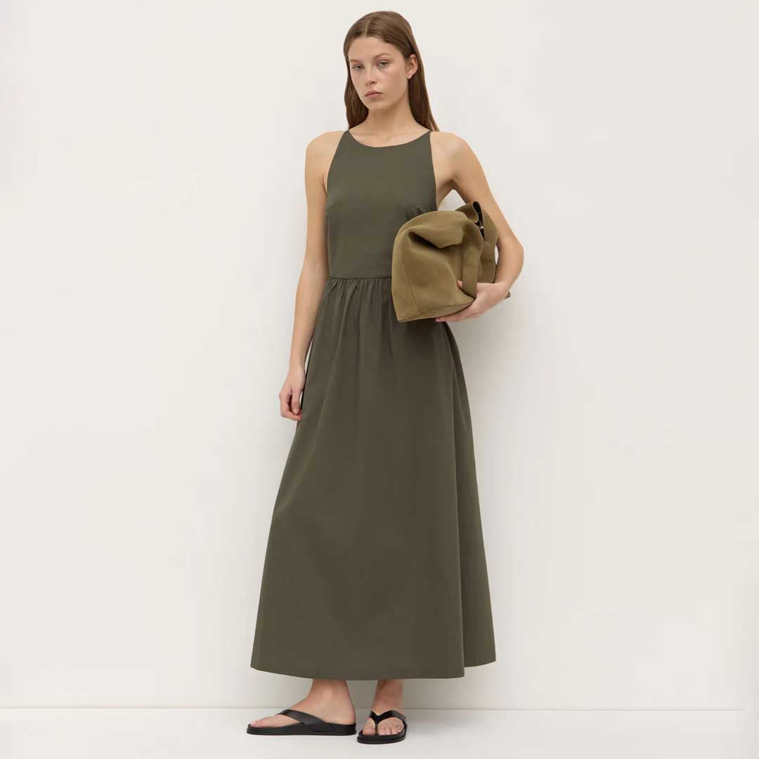 Posie Midi Dress | Moss