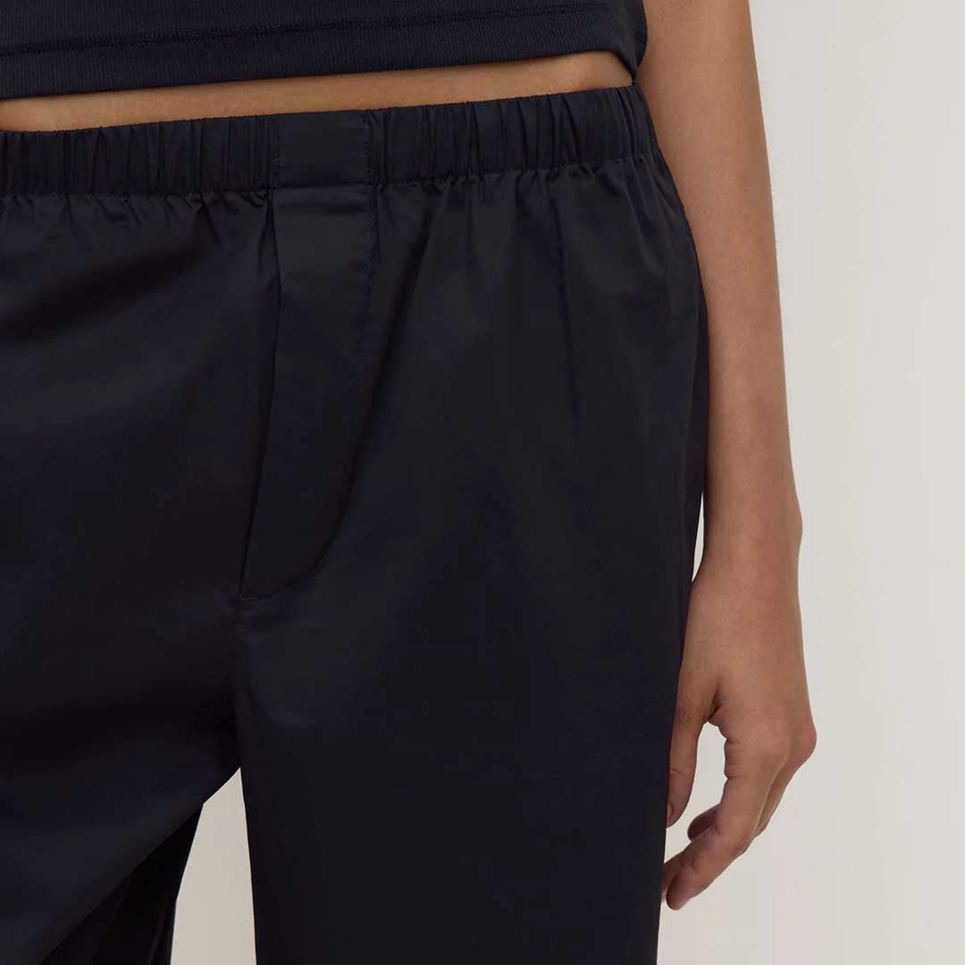 Riley Poplin Short | True Navy