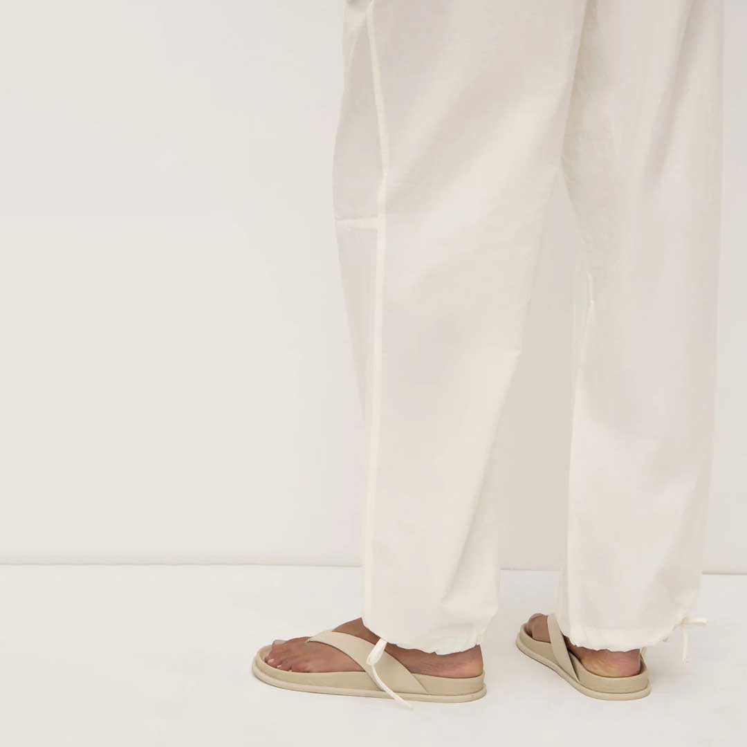 Rooney Poplin Pant | White