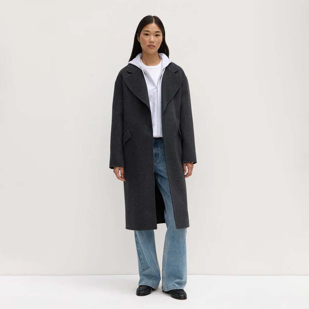 SADIE COAT | CHARCOAL MARLE