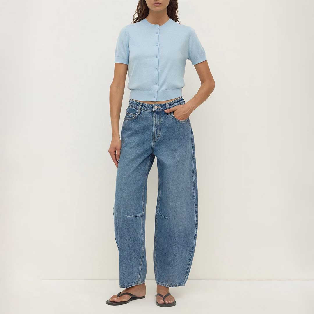 Semra Cotton Cashmere Cardigan | Salt