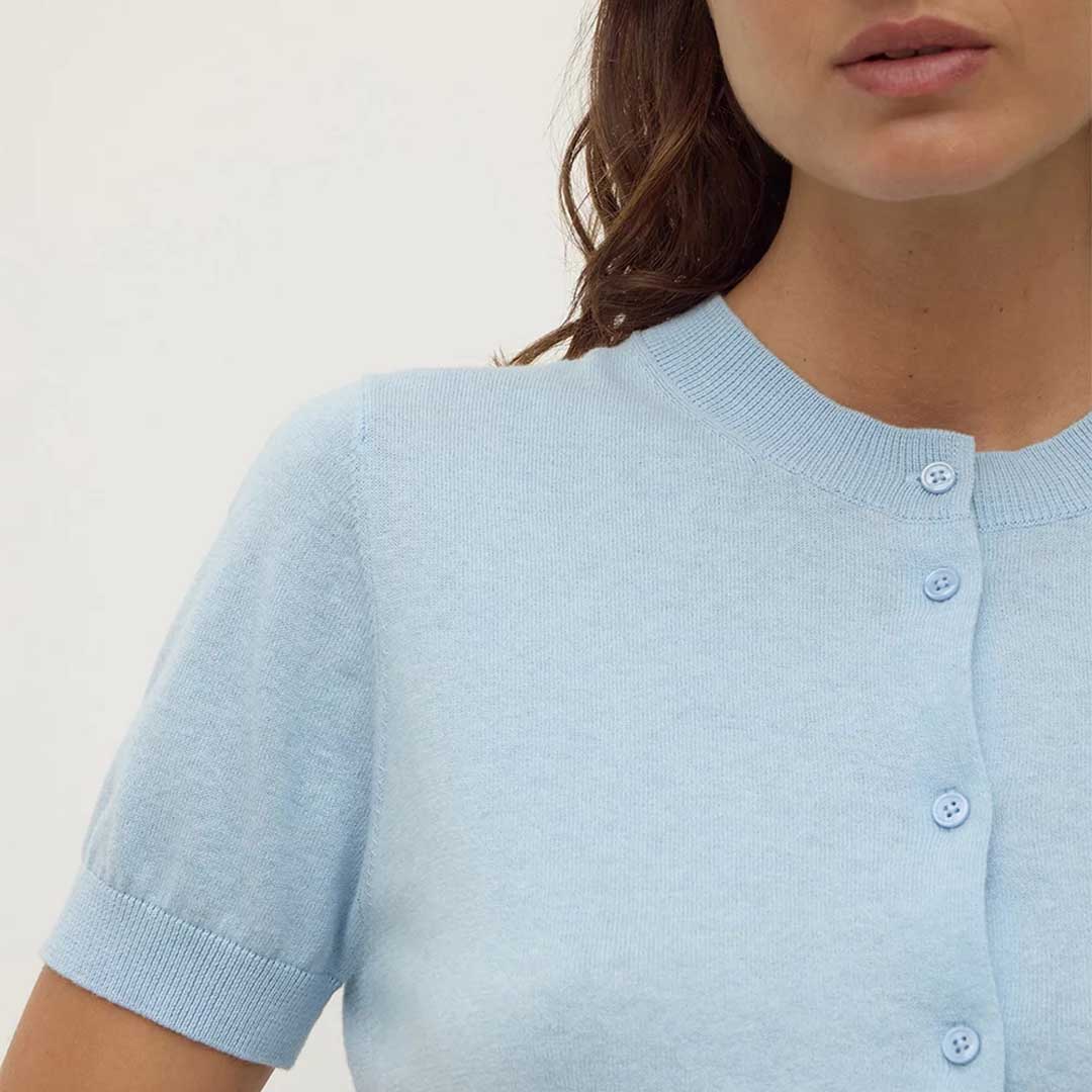 Semra Cotton Cashmere Cardigan | Salt