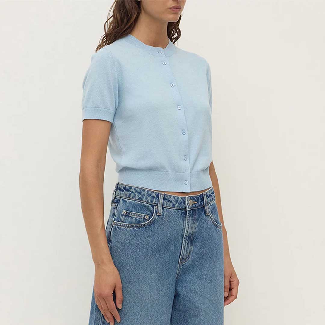 Semra Cotton Cashmere Cardigan | Salt