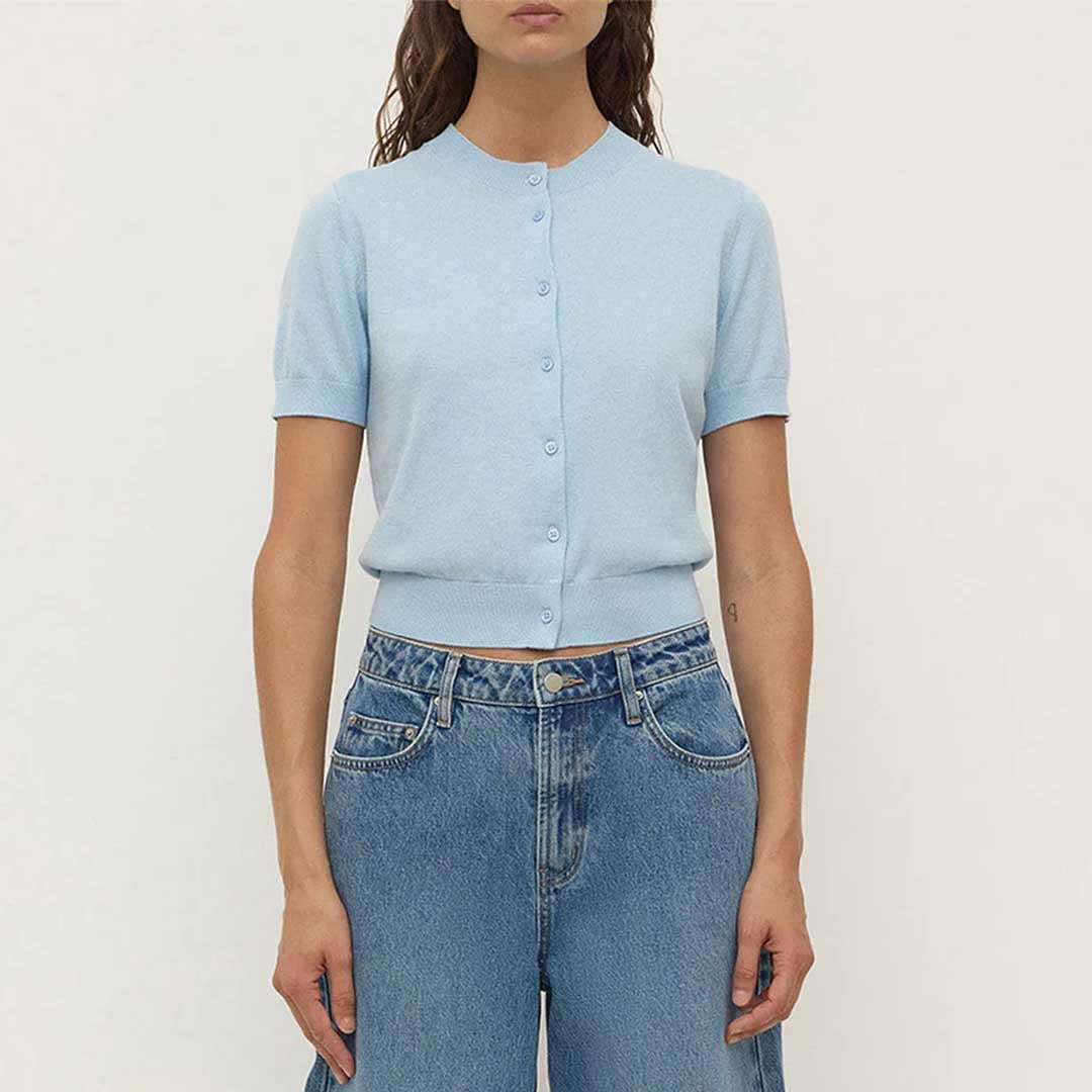 Semra Cotton Cashmere Cardigan | Salt