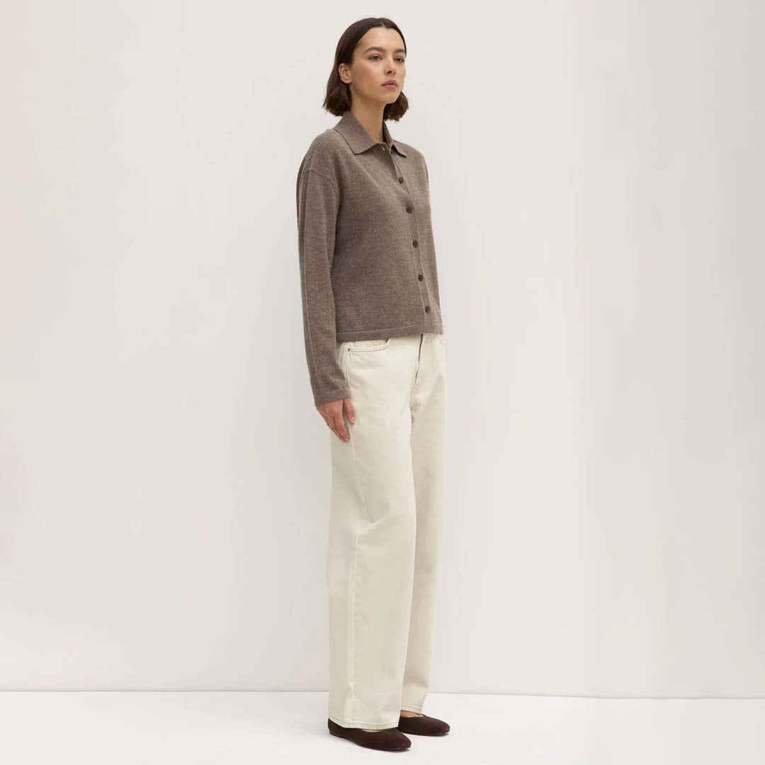 WOOL CASHMERE KNIT CARDIGAN | SABLE
