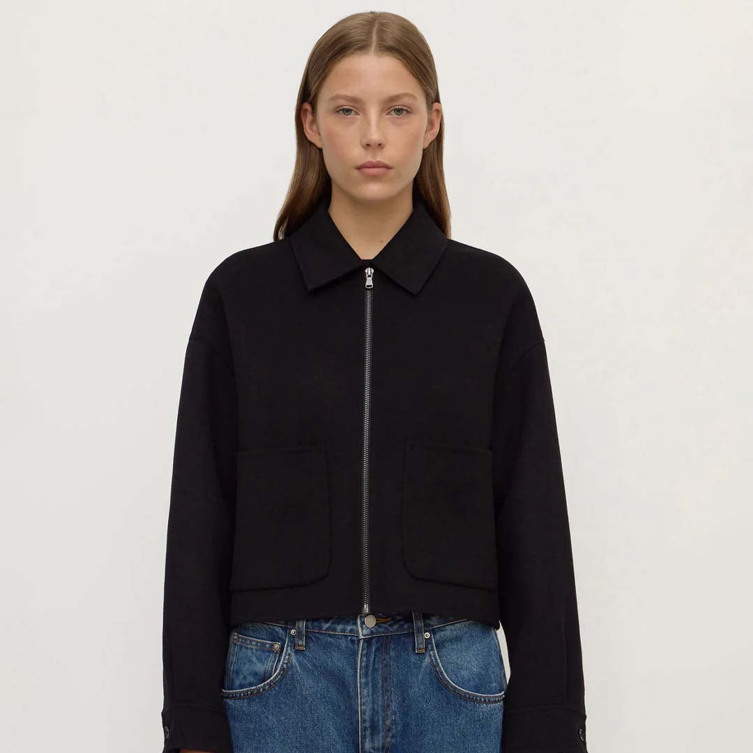 Dallas Wool Jacket | Black