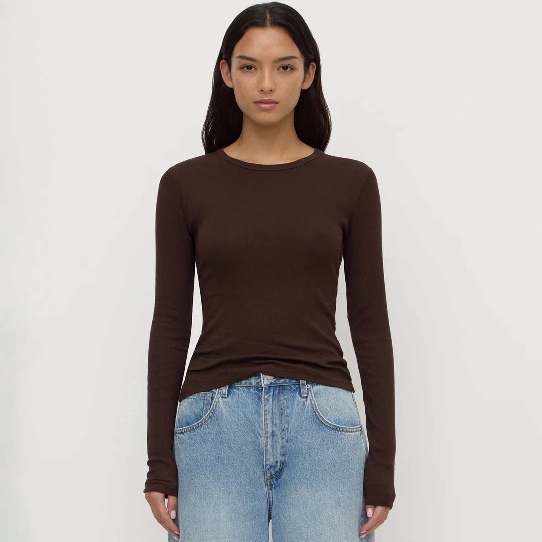 Zali Long Sleeve Tee | Ganache