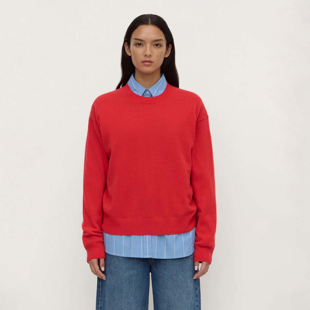 Carter Wool Sweater | Flame