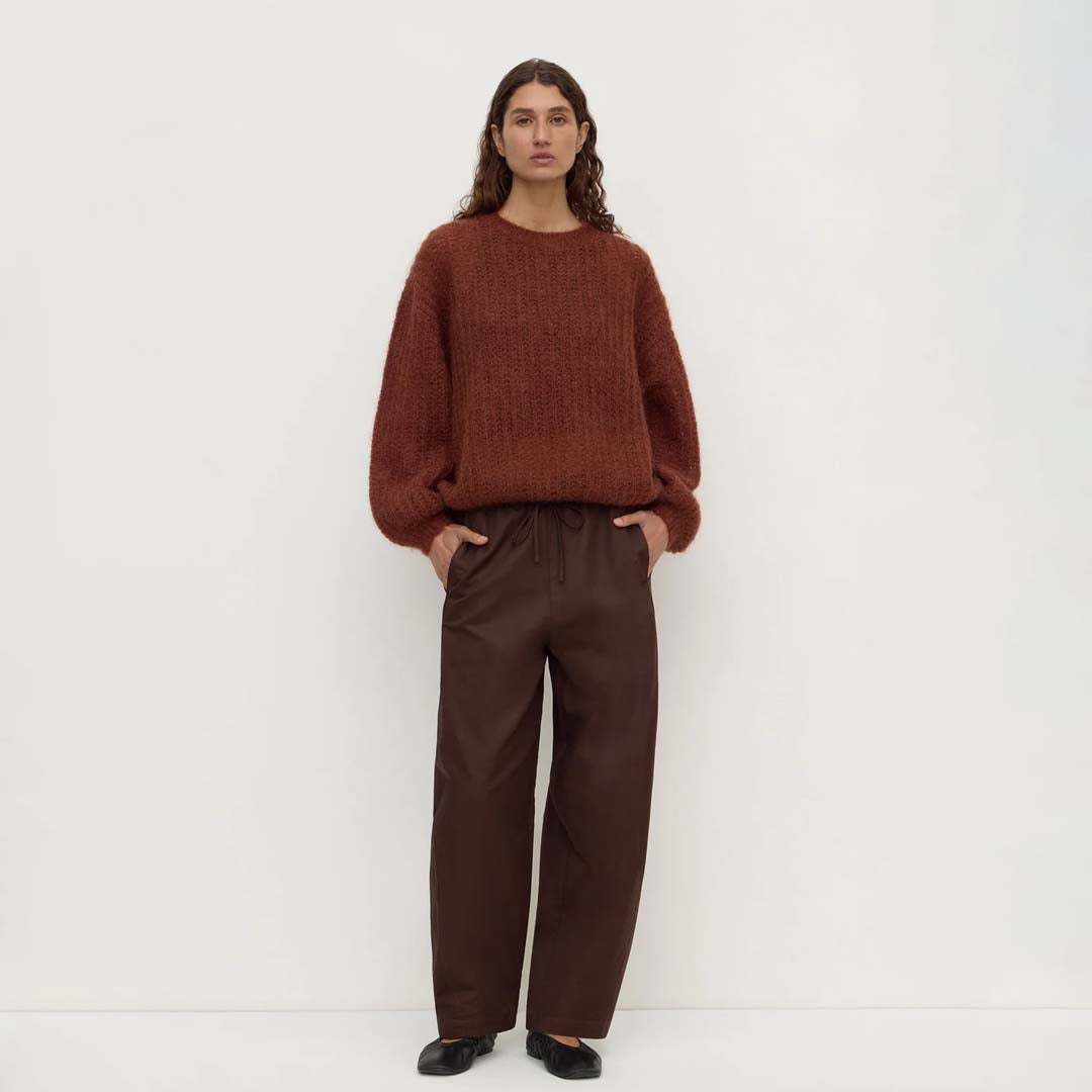 Tulsa Mohair Knit | Burnt Amber