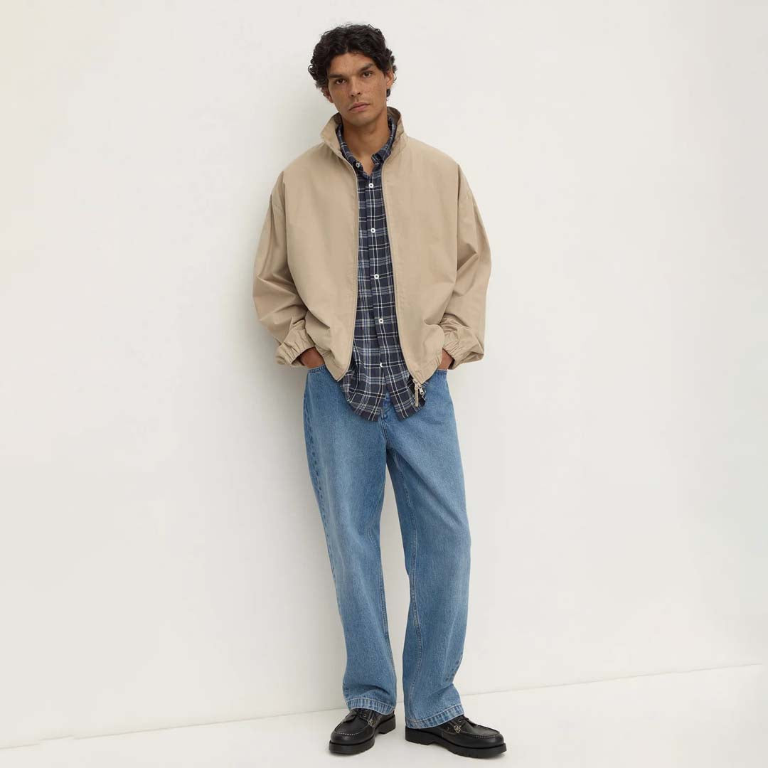 Tane Check Shirt | True Navy