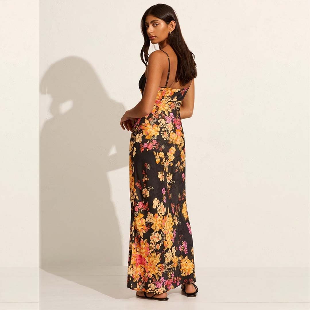LAVINIA MAXI DRESS | BLACK