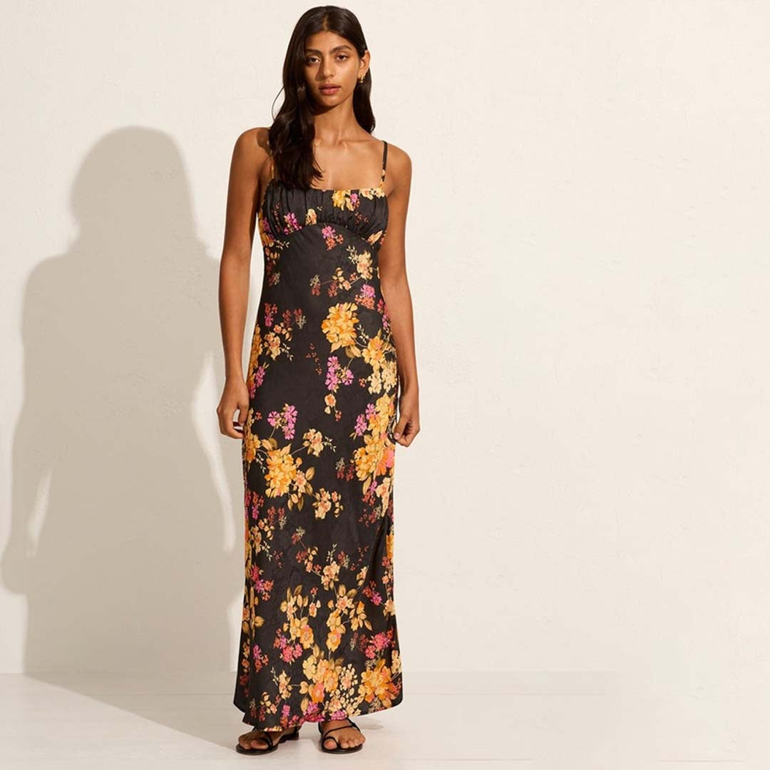 LAVINIA MAXI DRESS | BLACK
