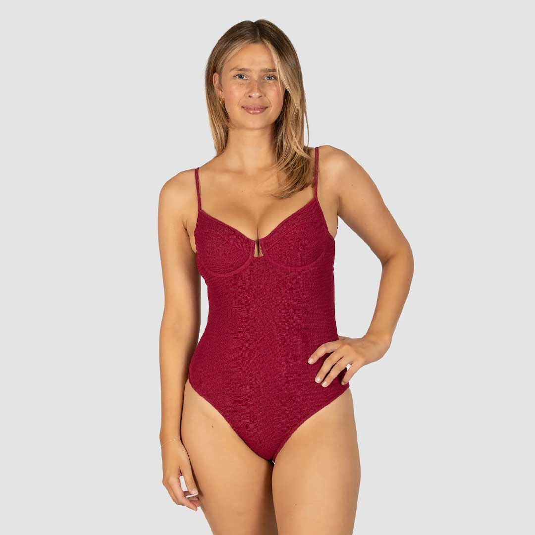 Ibiza Underwire Balconette | Scarlet