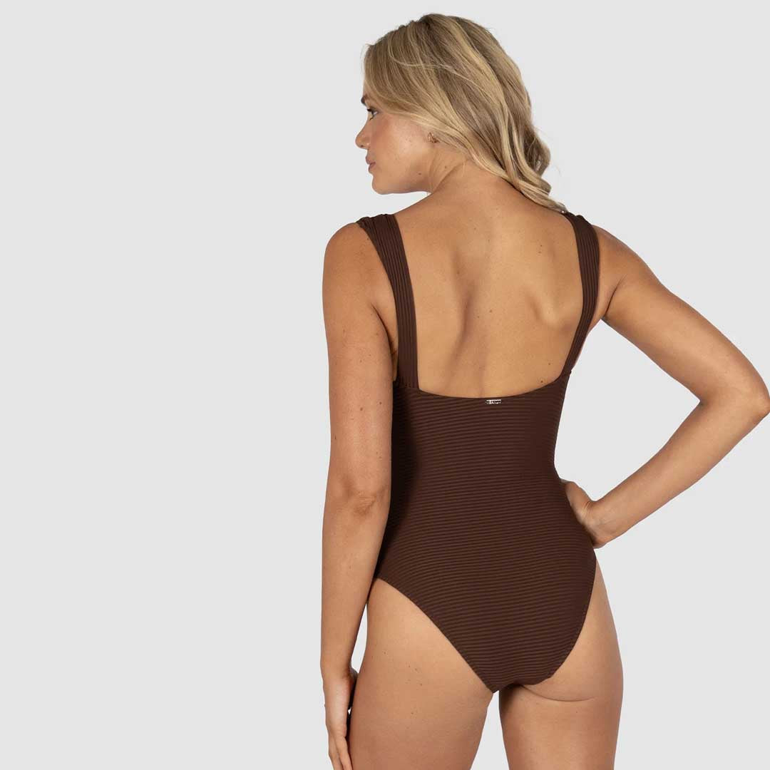 Positano Retro One Piece | Mocha