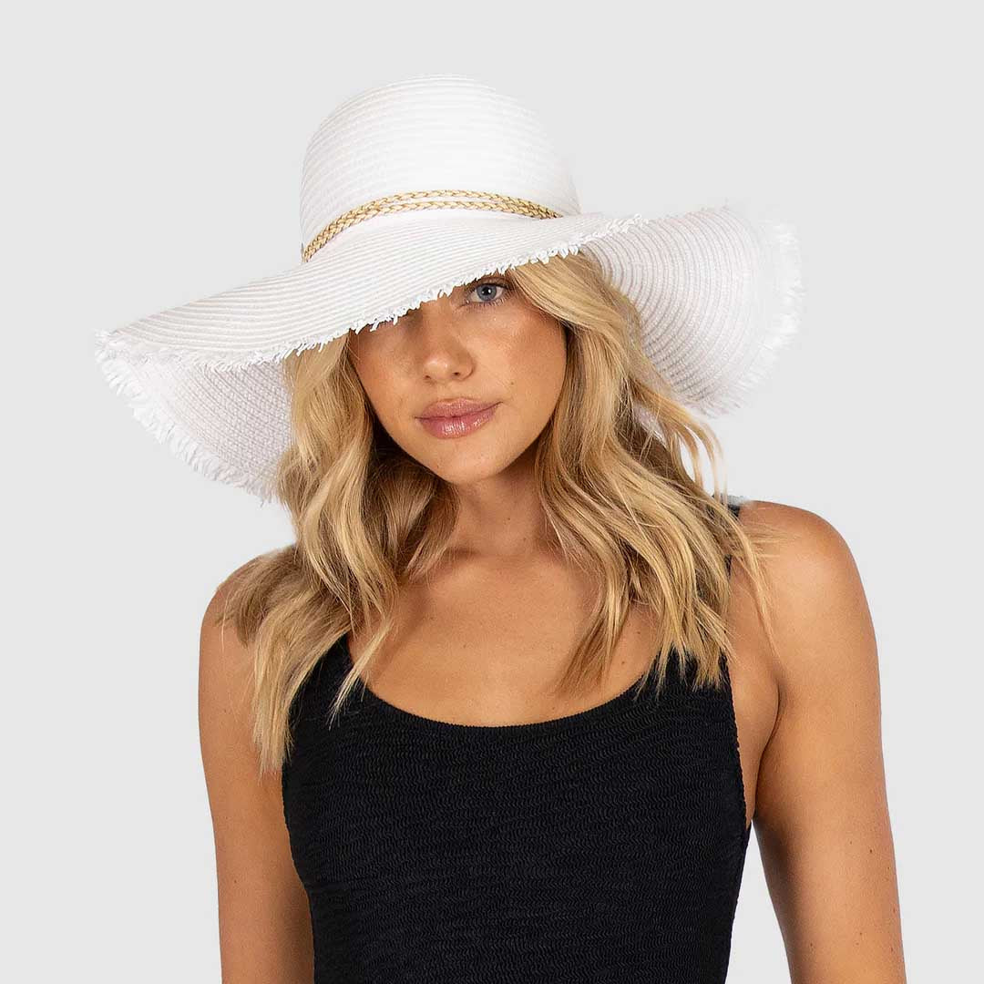 Raffia Sun Hat | Ivory