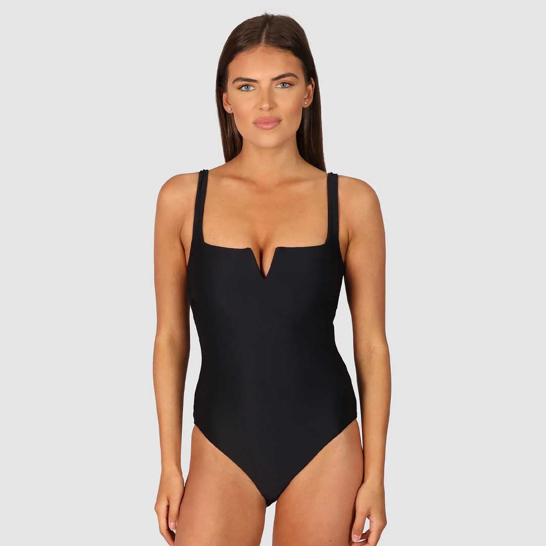 Rococco V Wire One Piece | Nero