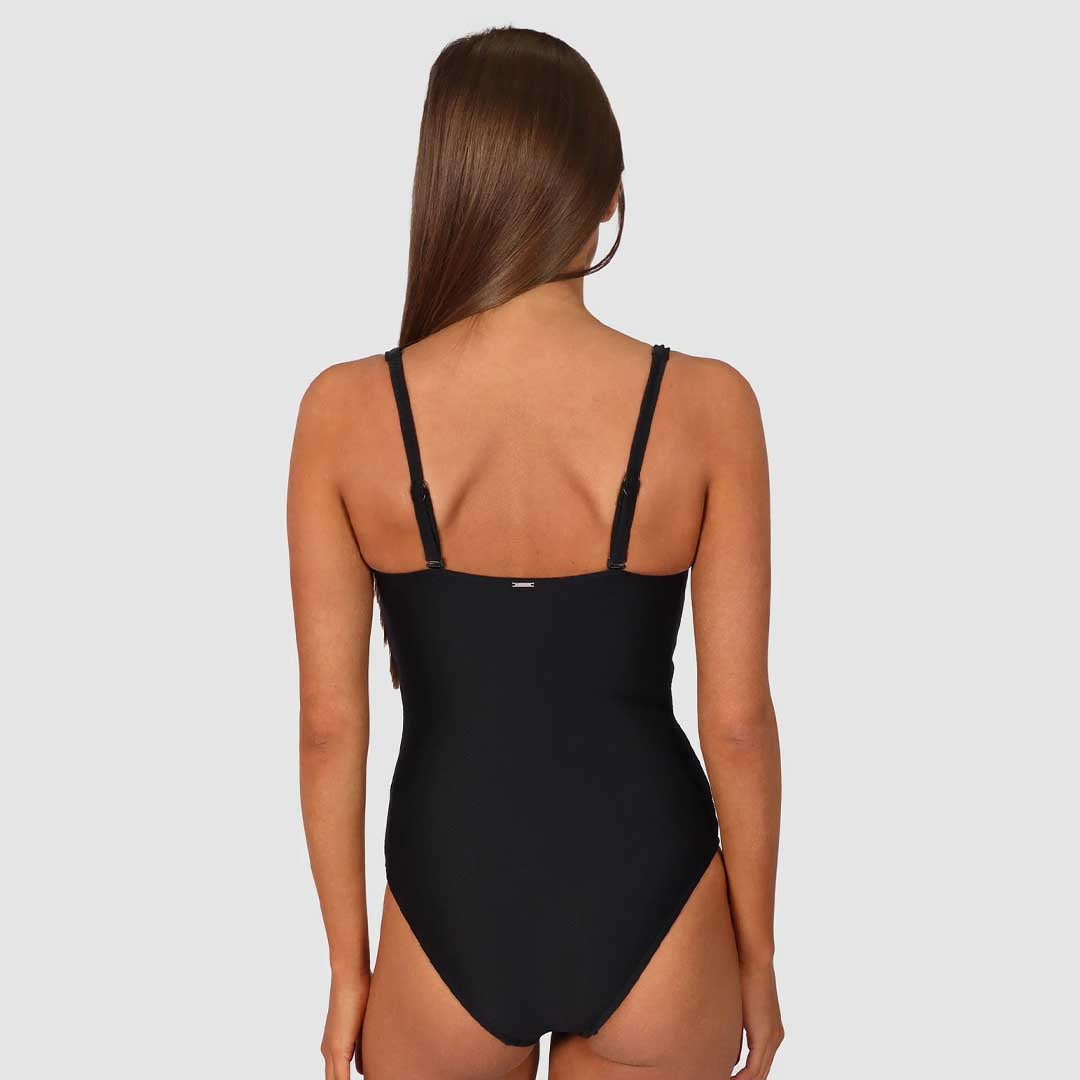 Rococco V Wire One Piece | Nero