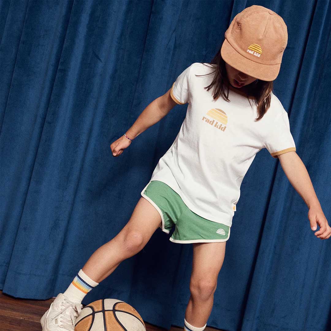 Rad Kid Cord Cap | Tan