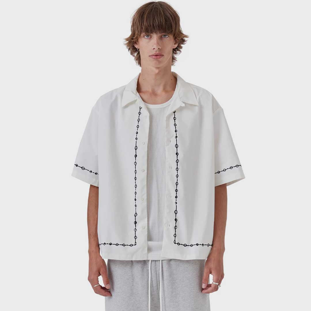 No Showing Shirt | White