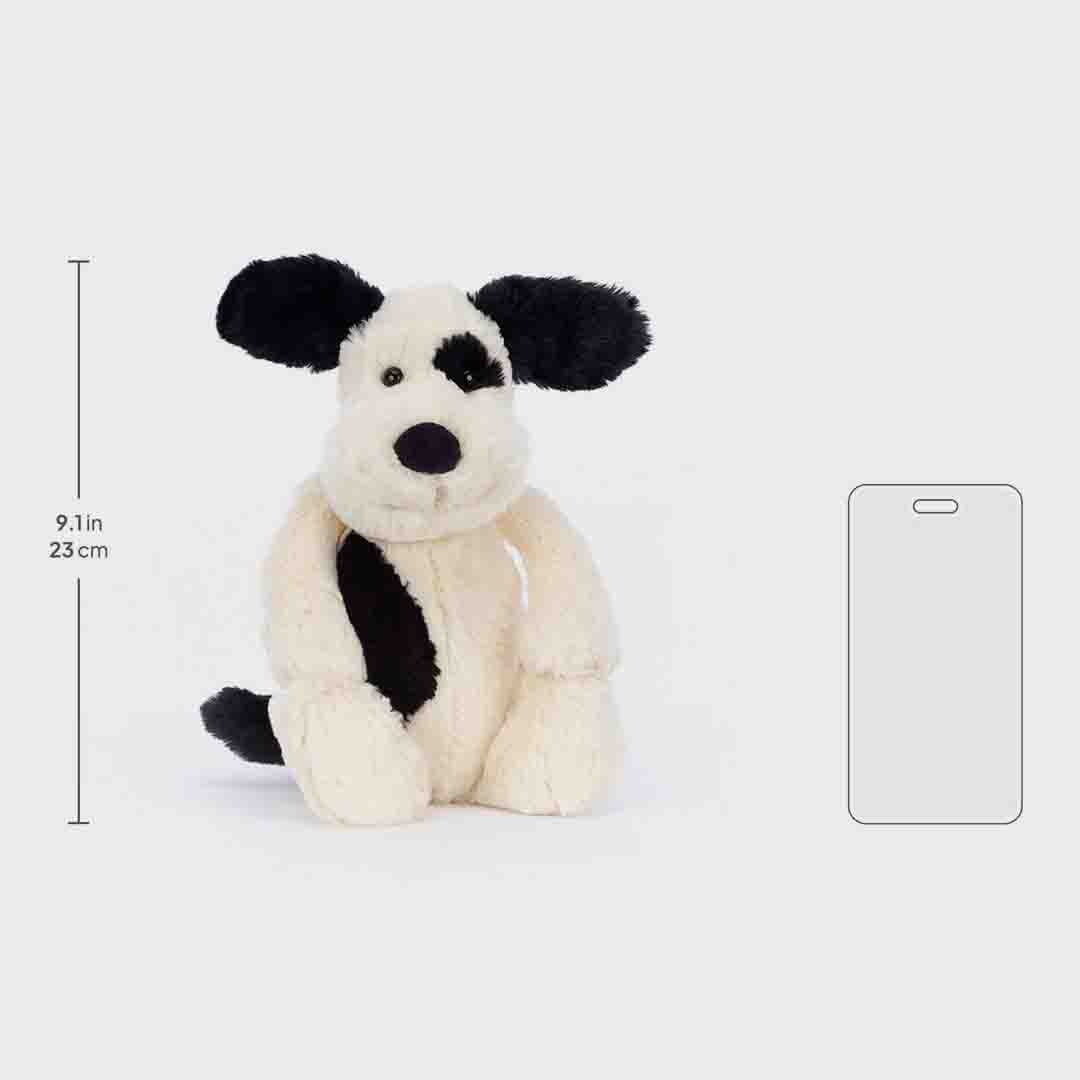 Bashful Black & Cream Puppy | Medium