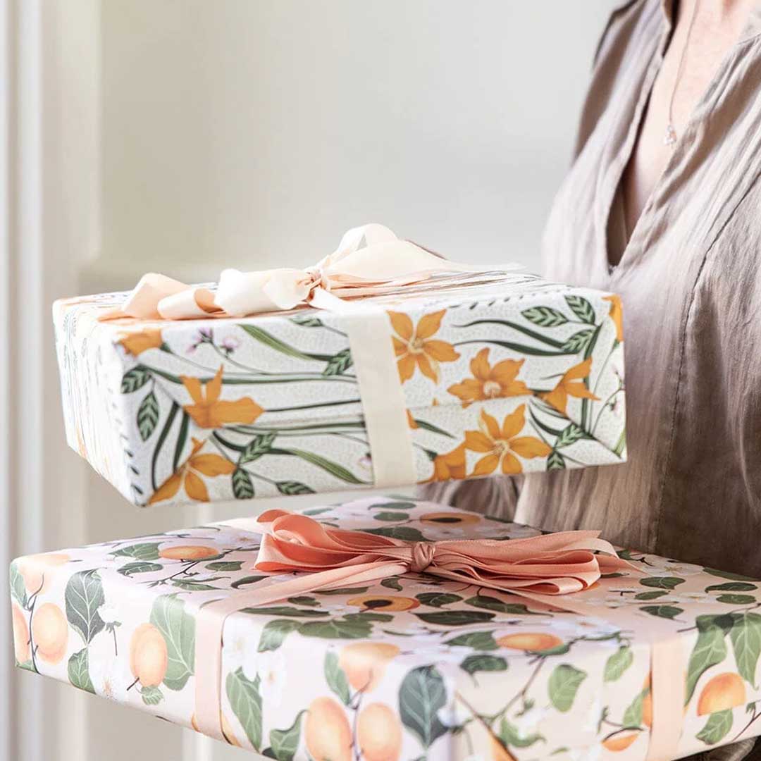 Christmas Gift Wrap Sheet | Peaches + Daffodil