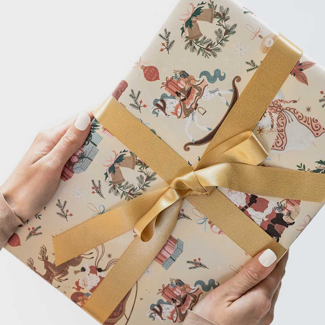 Gift Wrap Roll 3m | Jolly Santa